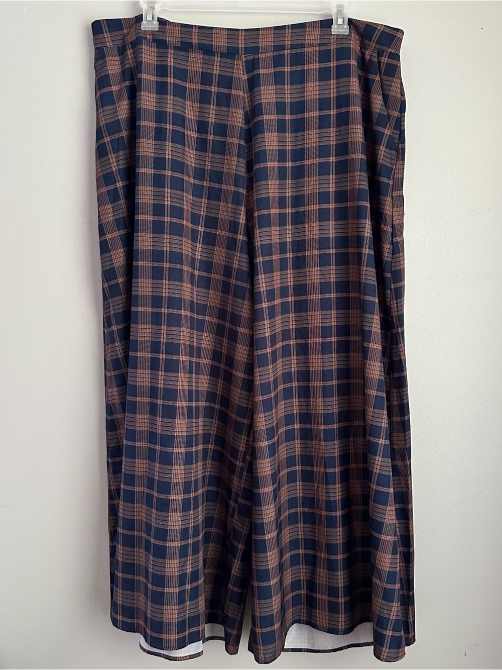 Plaid extra wide leg pants women’s SHEIN 4x high waisted fall 2x 3x women’s 2xl